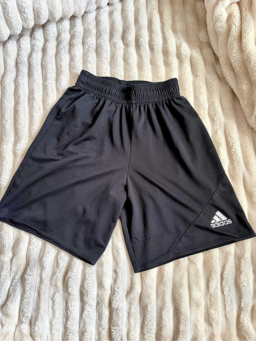 adidas Boys Athletic Shorts in Black